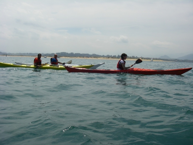  Expedition of three kayaks 